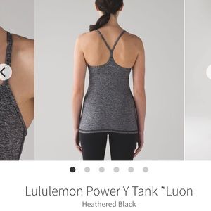 Lululemon Power Y Tank